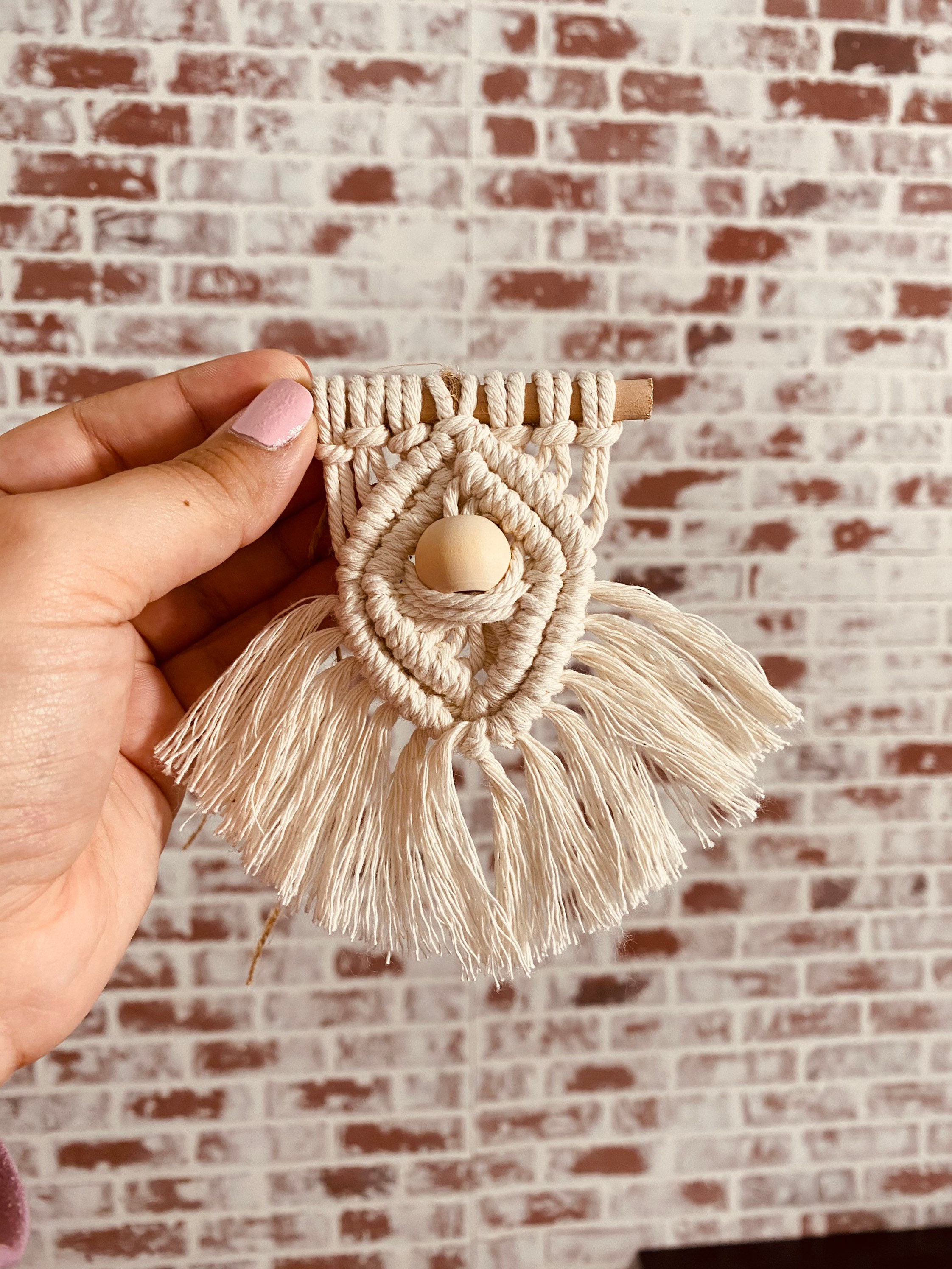 Macrame Charm Etsy