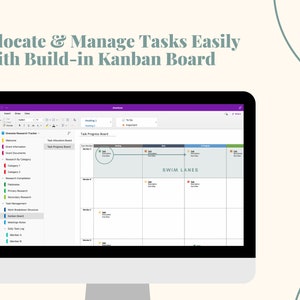 Onenote Research Tracker Template Optimized for Desktop, Onenote ...