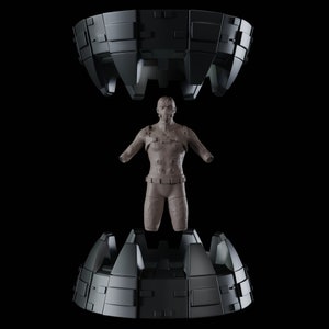 Darth Vader in bacta tank 3D model image 2