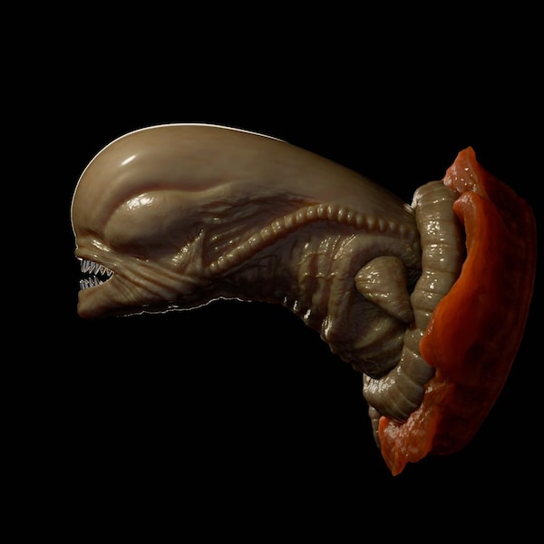 Alien wearable chestburster para impressão (ARQUIVOS DIGITAIS)
