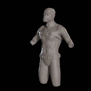 Darth Vader in bacta tank 3D model image 4