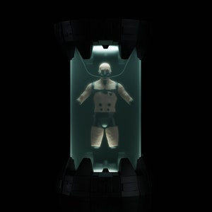 Darth Vader in bacta tank 3D model image 7