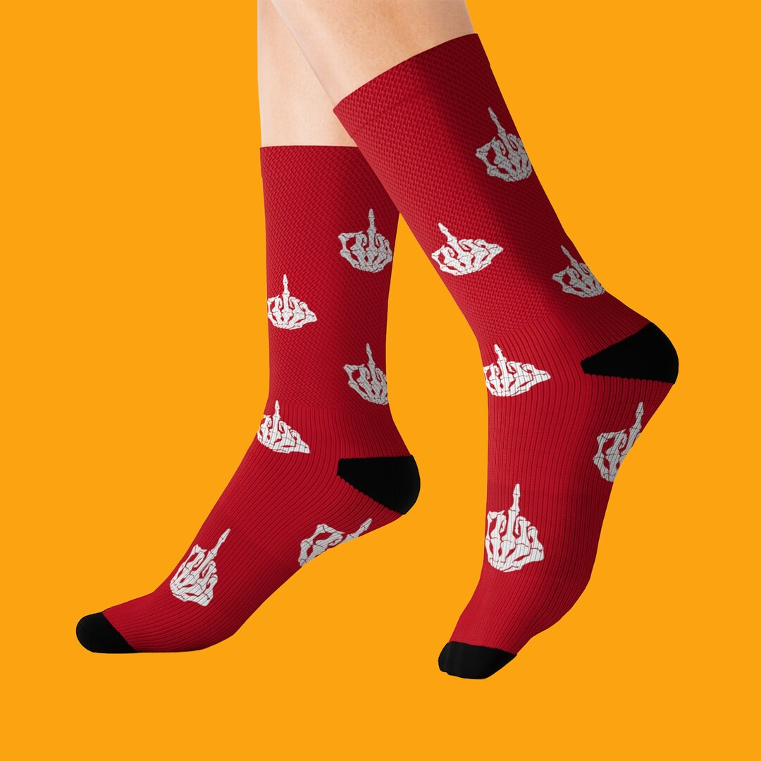 Middle Finger Socks Cozy Socks Christmas Gift Father's Day Gift Gift