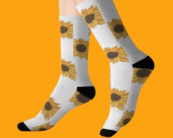 Sunflower Socks - Cute and Comfy Perfect Gift for Any Occasion