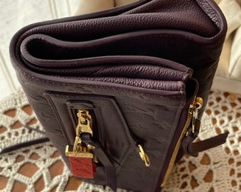 Louis Vuitton bag Petillante Empreinte new purple leather extravagant with Louis Vuitton bag jewelry orange ladylike eye-catcher business rare