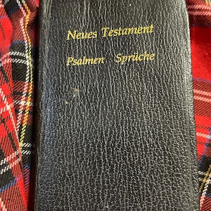 New Testament Psalms Proverbs Dedication 1967 Specially Exceptional Collectors Personal Leather