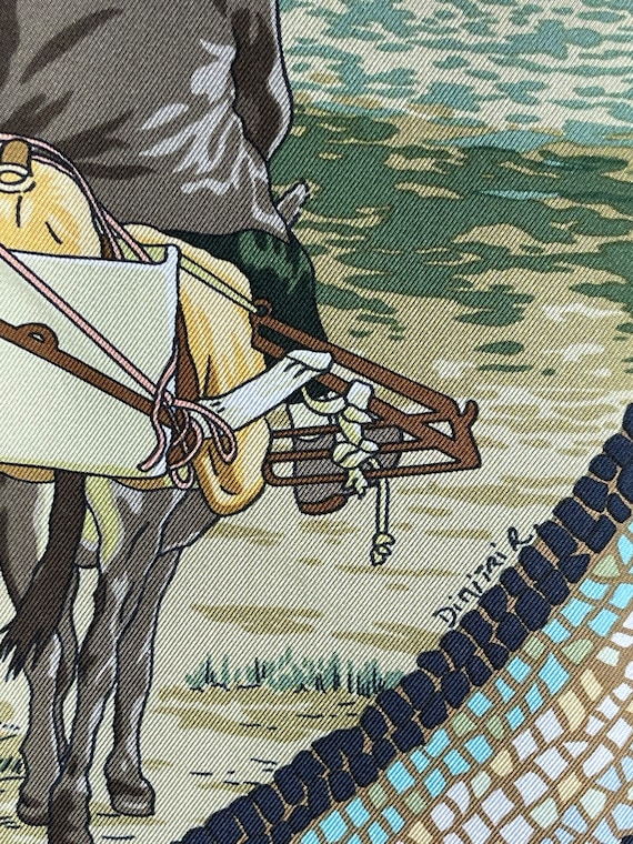 Hermes Paris Silk Scarf Sous Let Cedre Hermès Sous Le Cèdre