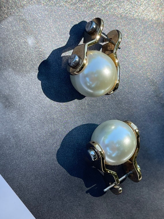 Louis Vuitton Paris Earrings Earrings Speedy Pearl Rare 