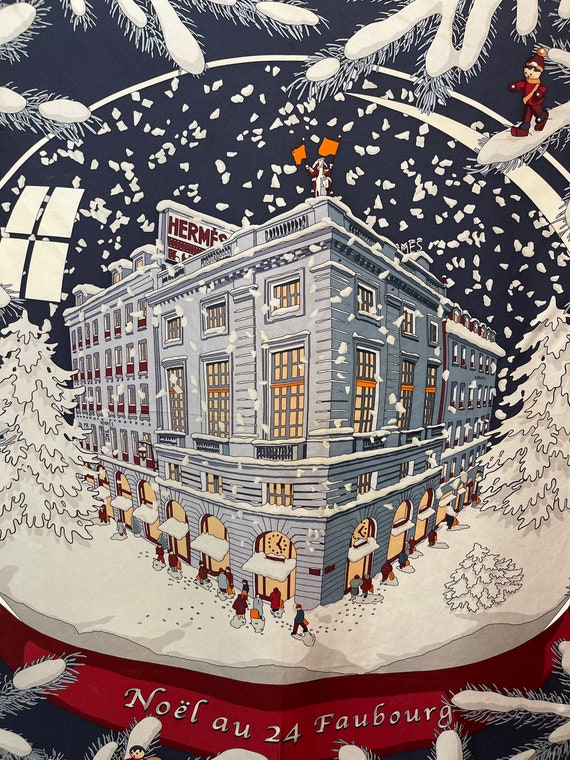 Hermes Silk Scarf Paris Noel Au 24 Faubourg Foulard Carre Hermes Silk Scarf Paris Noel Au 24 Faubourg Foulard Carre