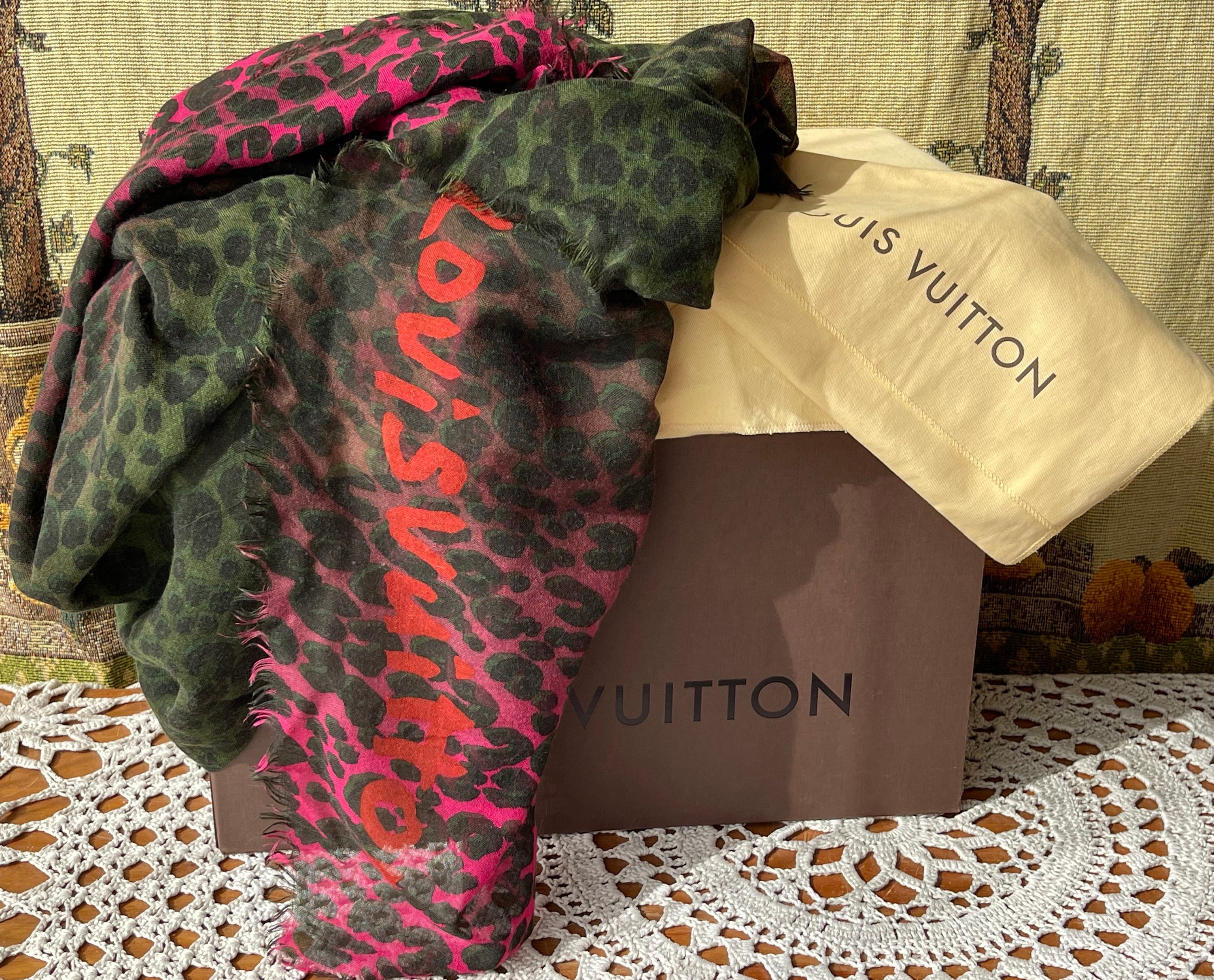 Pink Louis Vuitton Scarf -  UK