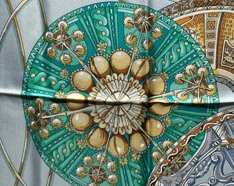 Hermes Silk Scarf Paris Les Domes Celestes Special Edition Par