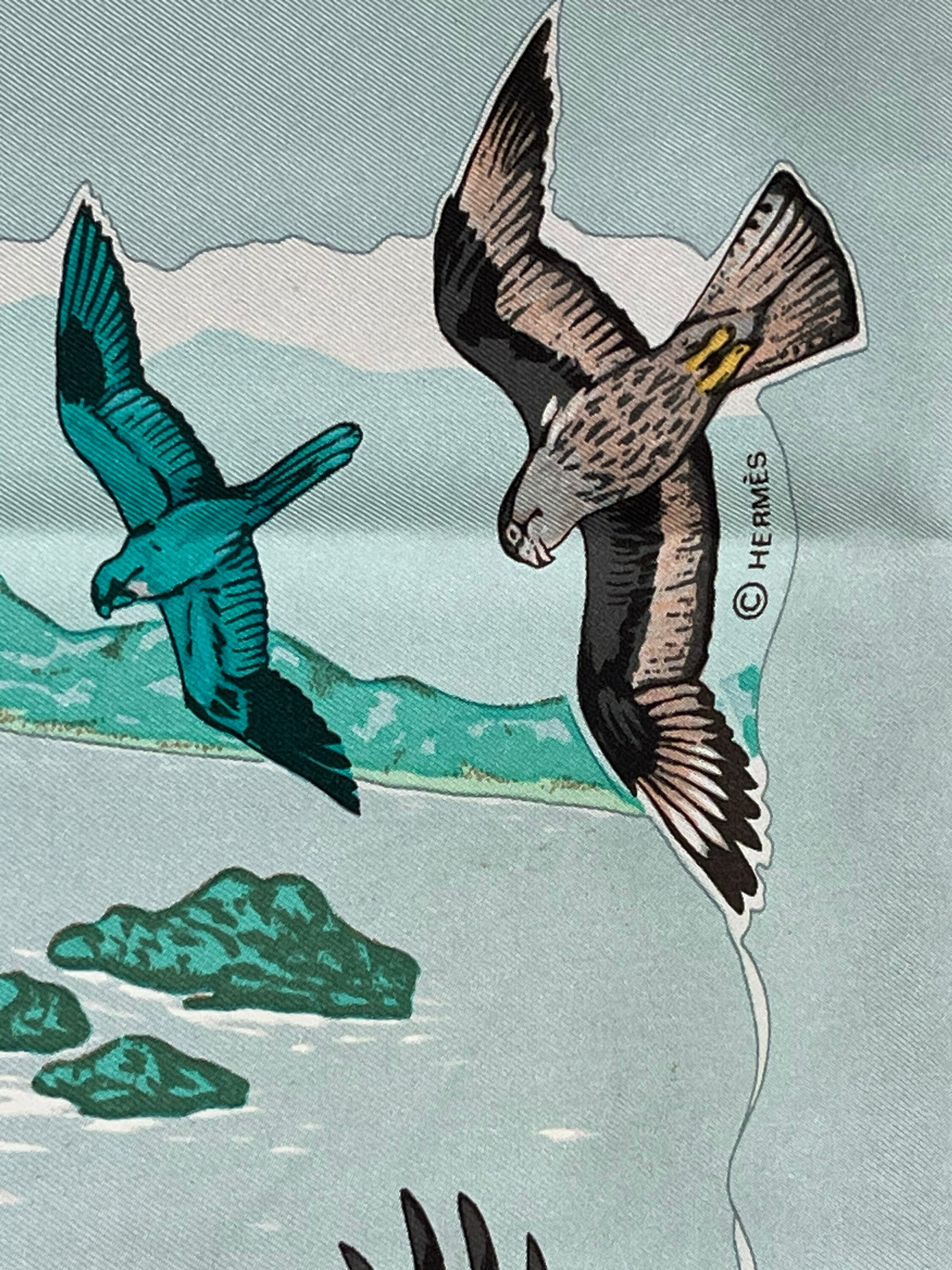 Hermes Silk Scarf Paris La Vie Precieuse De La Mediterranee Robert