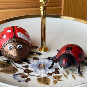 Ladybug Lady Bug Rubber old special large eye-catcher lifelike interesting rubber animal