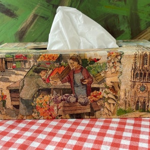 Range papier bois Munich fait main