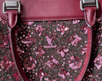 Buy Louis Vuitton Handbag Sequins Eggplant Exceptionally Online in