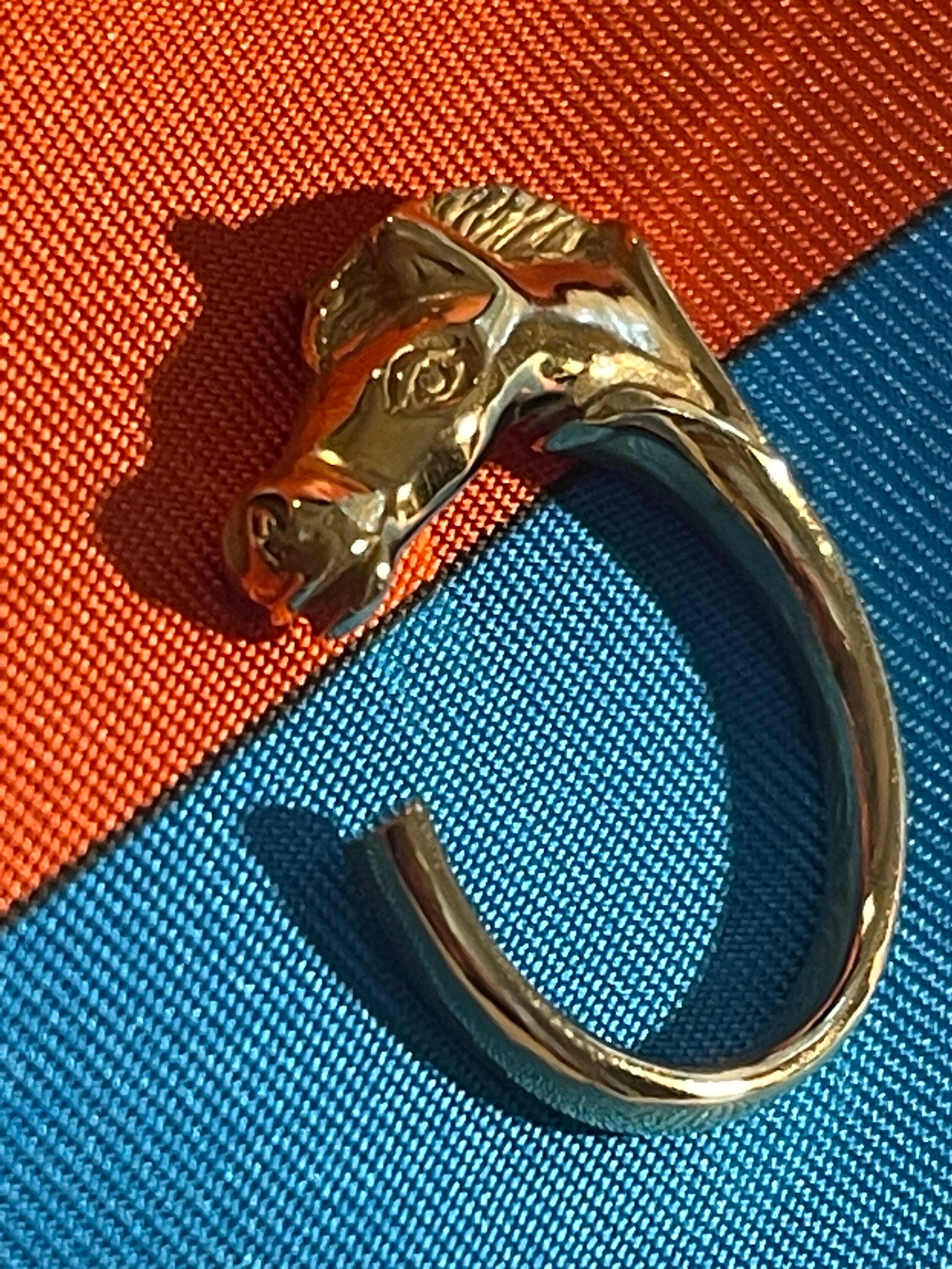 Hermès Galop Ring ＃50 Hermes Galop Hermes Ring,Size 50 Very Small Mode Rose Gold