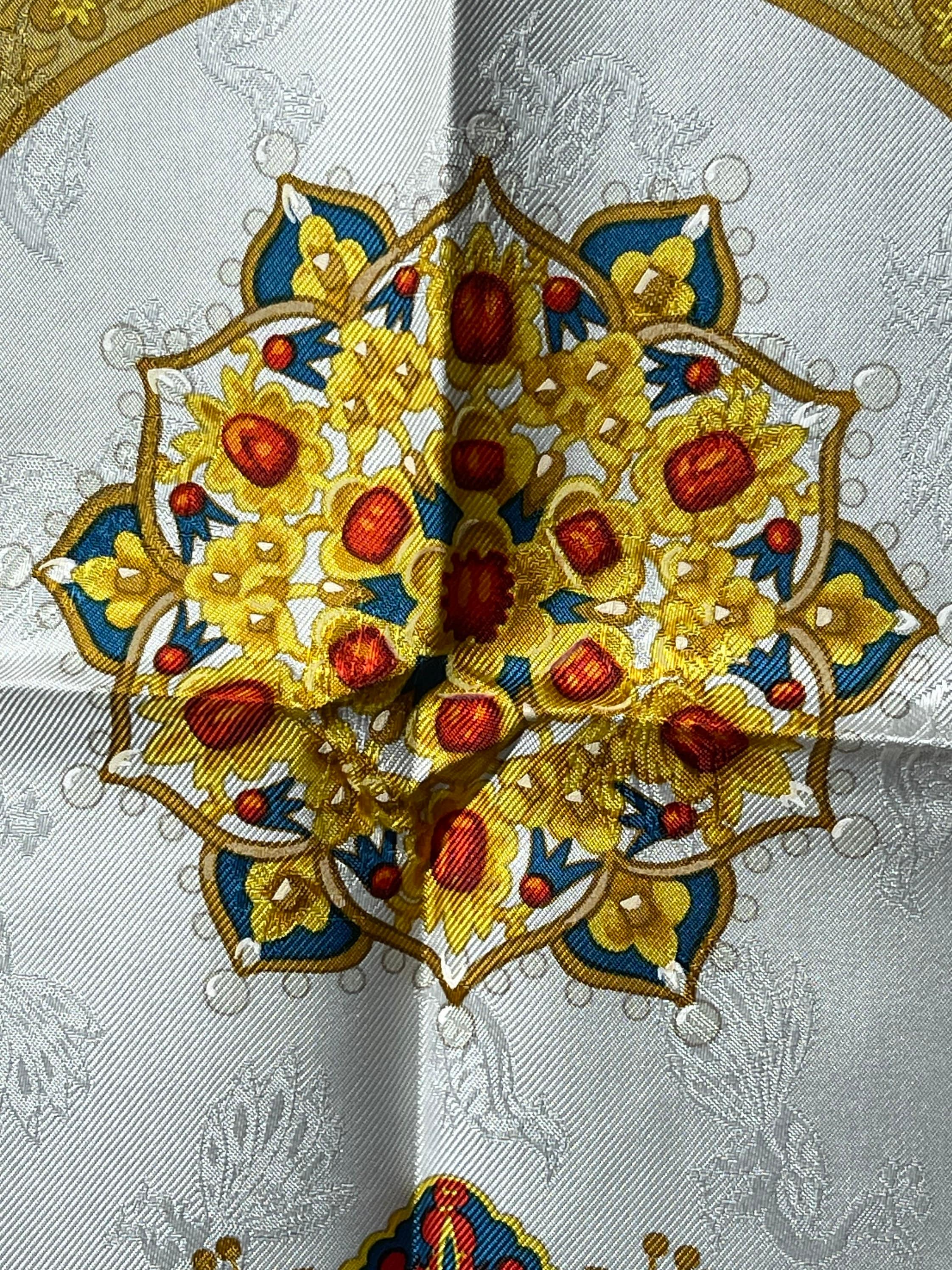 Hermes Silk Scarf Paris Ciels Byzantins Exceptionally Extravagant