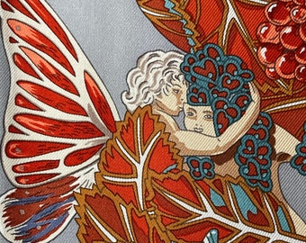 Hermes Silk Scarf Paris Mythes He Metamorphosis Annie Faivre Beautiful Magical Fantasy Butterfly Eleven Fairy Tale