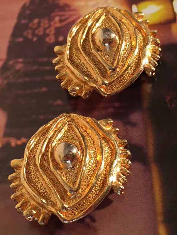 Ohrringe designer Made in France clips rar AUGEN earring boucle d oreille VALENTINES GIFT