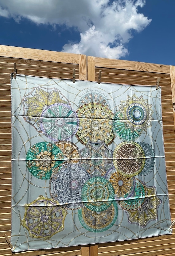 Hermes Silk Scarf Paris Les Domes Celestes Special Edition