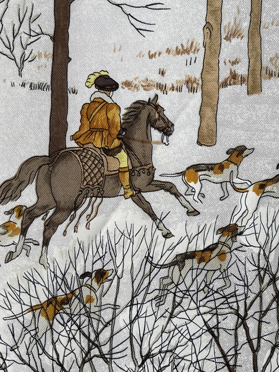 エルメス シルク L’Hiver en Poste スカーフ Hermes 
