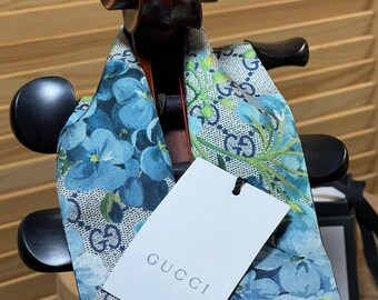 Bandeau GUCCI Sold Out Hydrangeas Blue Extravagant Pocket