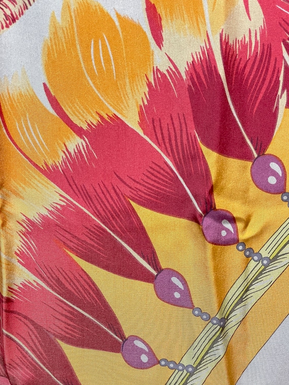 Hermes Surteint Dip Dye Cloth Silk 140 cm Feathers