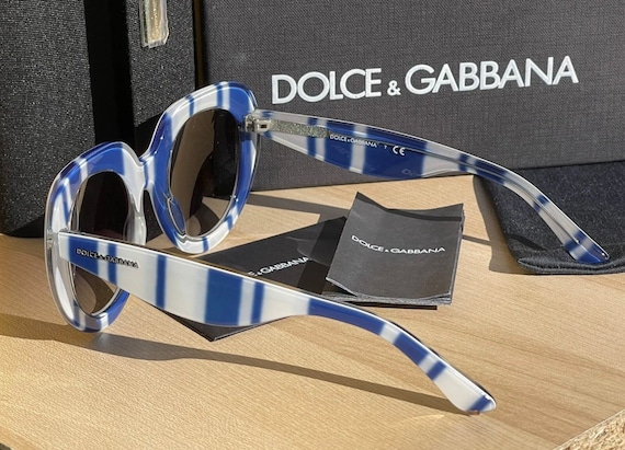 Dolce and Gabbana D&G sunglasses blue white excep… - image 1