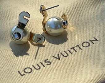 Louis Vuitton Vintage Monogram Earrings