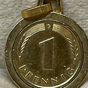Hanger Pfennig Ketting Hanger Zeldzame Lucky Charm Nieuwjaar Oudejaarsavond Cadeau Idee