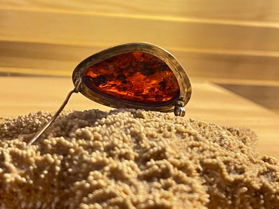 Brooch amber extravagant exceptional unique piece… - image 6