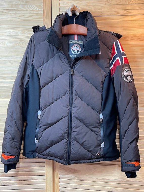 Napapijri Winter Jacket Jacket Anorack Ski Exceptional Flag Napapijri Winter Jacket Jacket Anorack Ski Exceptional Flag