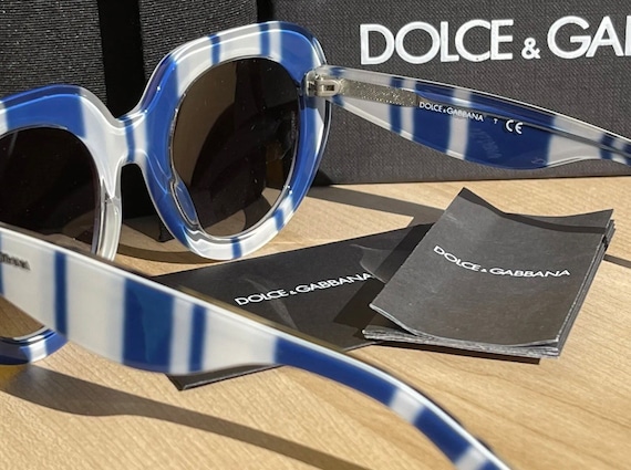 Dolce and Gabbana D&G sunglasses blue white excep… - image 7