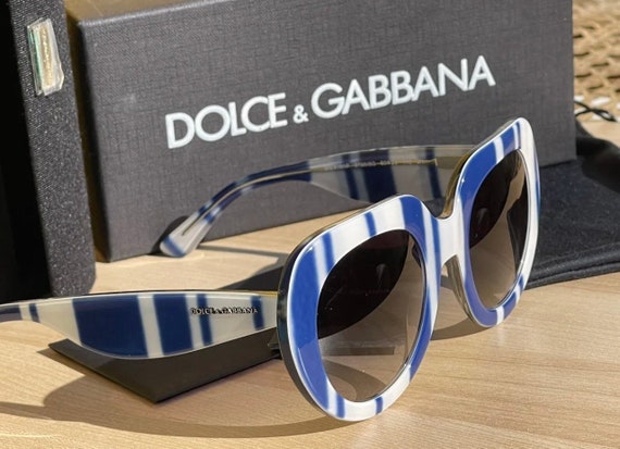 Dolce and Gabbana D&G sunglasses blue white excep… - image 4