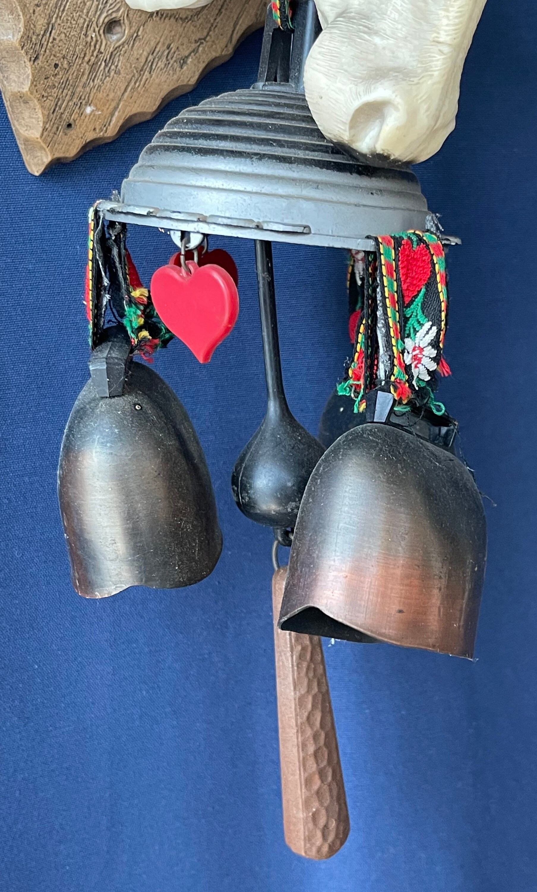 Yaztauho Vintage Türglocke Mit Hundekopf - Rustikale Essglocke Für Garten & Haustür