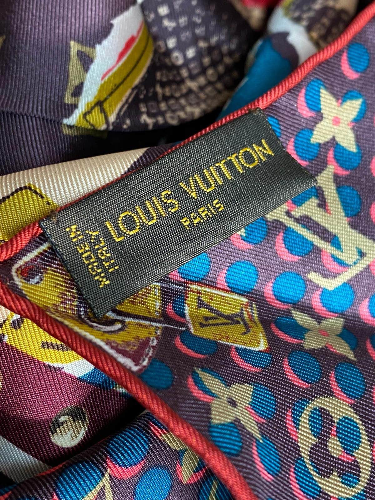 Louis Vuitton Cloth Silk Foulard LV Charm Silk Soie 