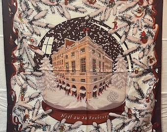 Hermes Cashmere Scarf Noel Au 24 Faubourg Exceptional Winter Hermes Cashmere Scarf Noel Au 24 Faubourg Exceptional Winter
