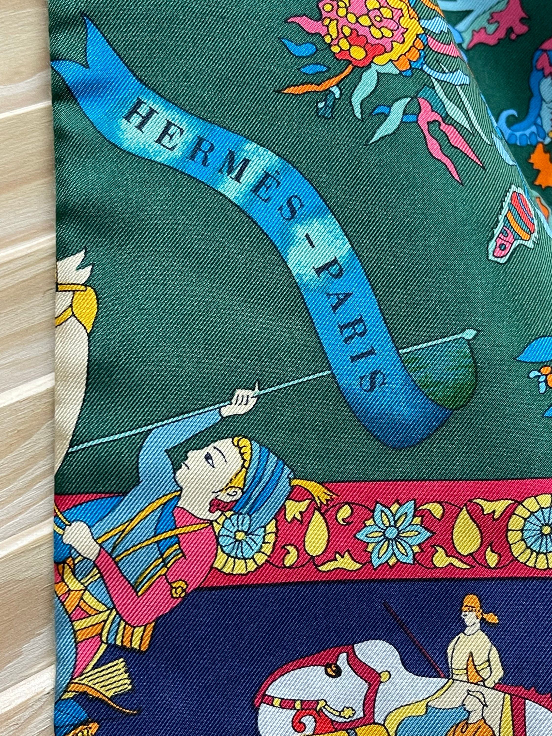 Hermes Silk Scarf Persona by Loic Dubigeon – Chic