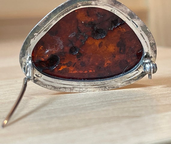 Brooch amber extravagant exceptional unique piece… - image 3