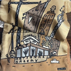 Fraas The scarf company Schal Berlin camelfarben unterfüttert außergewöhnlich Sehenswürdigkeiten Deutschland