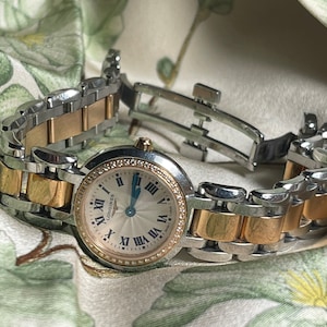 Longines PrimaLuna bracelet watch ladies extravagant extraordinary business fashion bicolor rose gold blue hands ladylike classic elegant