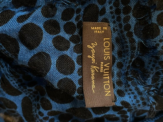Louis Vuitton x Yayoi Kusama Men's Neck Tie M78364 Blue Silk Pumpkin