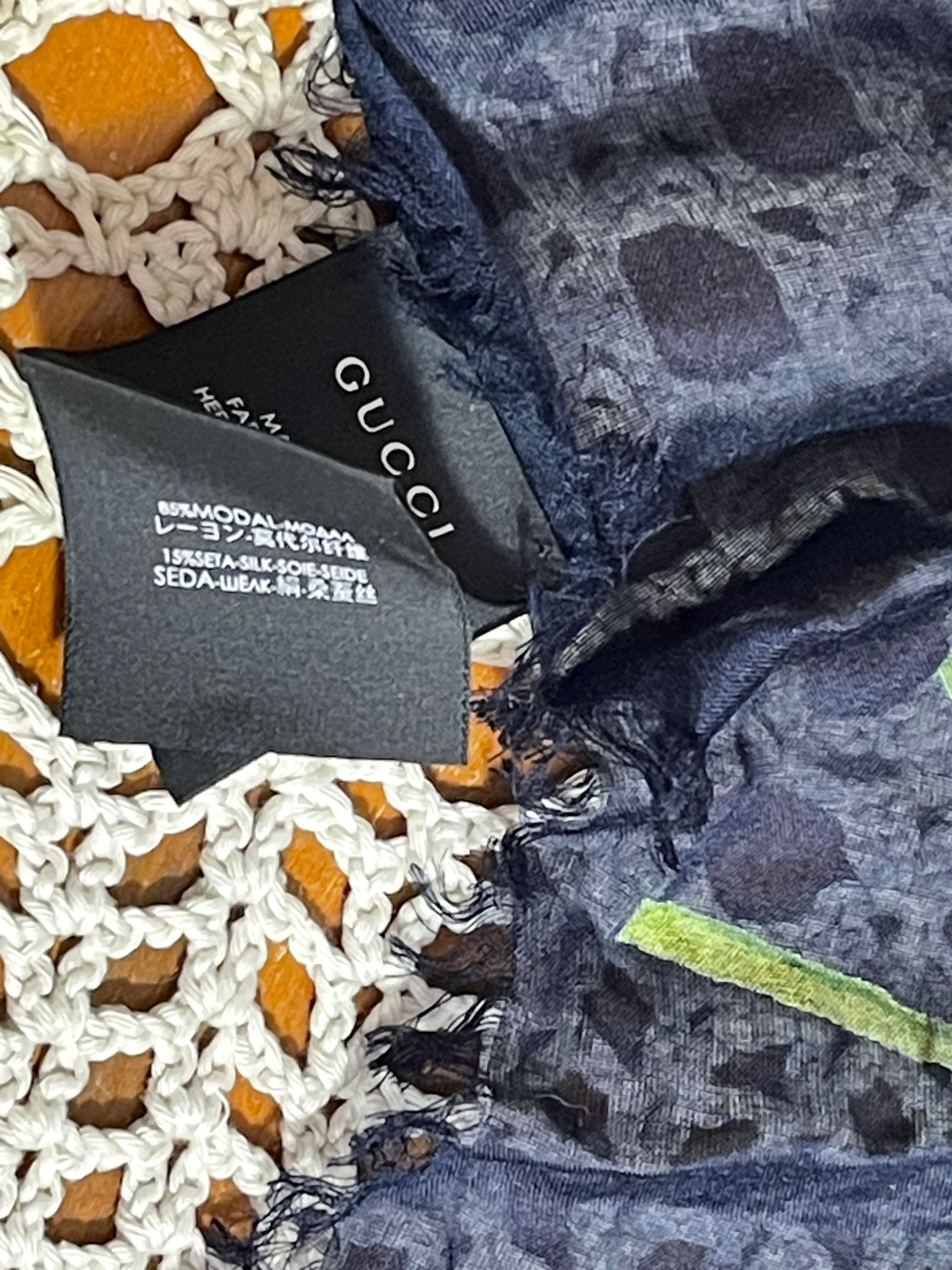 【美品】 春先に最適⭐︎ GUCCI GG柄 ストール グレージュ ブラウン Gucci Black GG Supreme Canvas Messenger Bag | myGemma | Item
