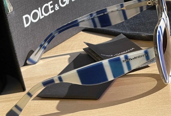 Dolce and Gabbana D&G sunglasses blue white excep… - image 10