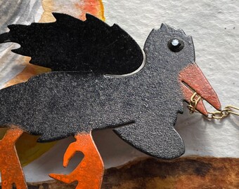 Brooch RABE handmade