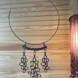 Necklace Silver Handicrafts very unusually unusual unique piece massive eye-catcher extravagance necklace