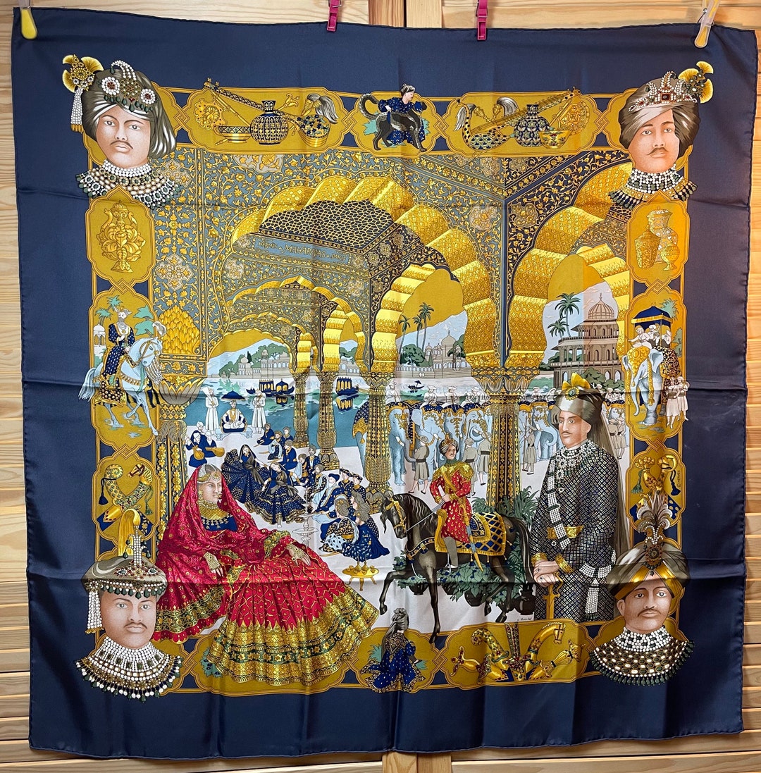 Hermes Silk Scarf Splendeurs Des Maharadjas by Catherine Hermes Silk Scarf Splendeurs Des Maharadjas by Catherine