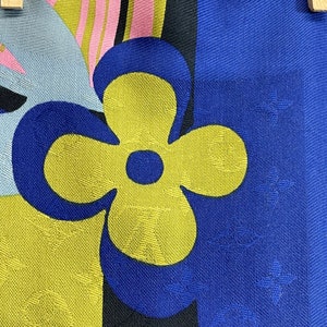 Louis Vuitton cloth stole silk wool extravagant exceptional refreshing spring ski events business meeting ladylike rare rare 140 cm