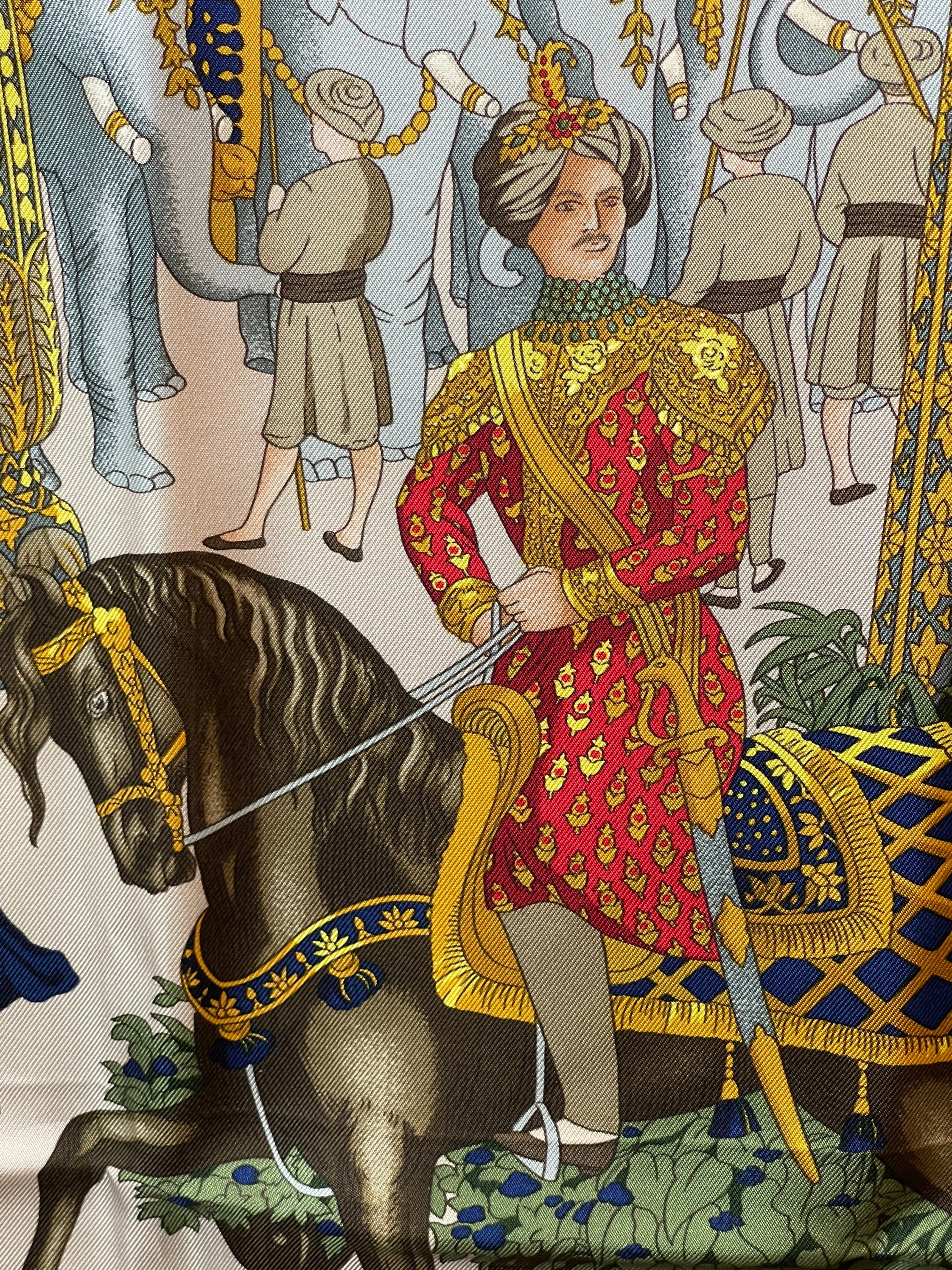 Hermes Silk Scarf Splendeurs Des Maharadjas by Catherine