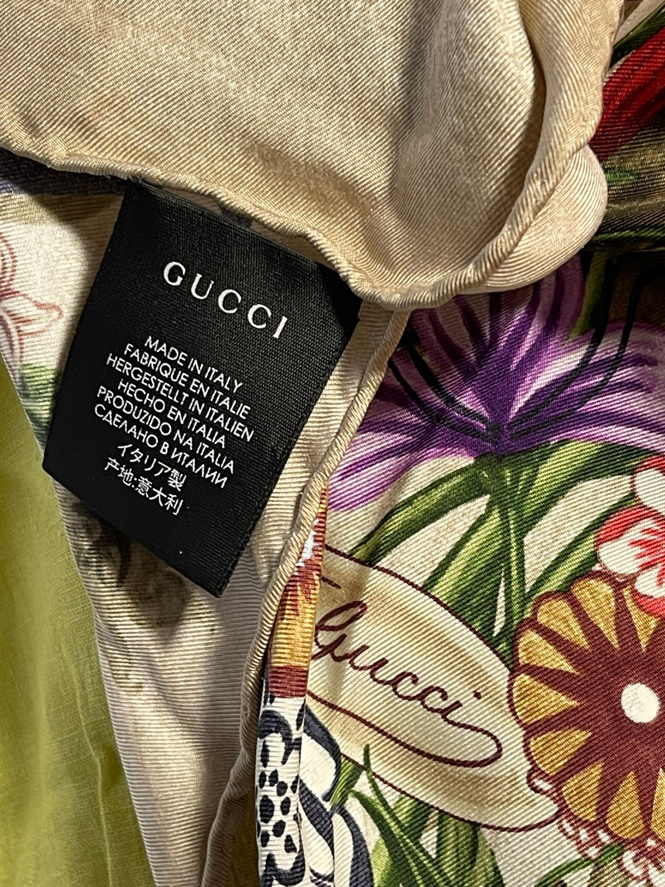 GUCCI★グッチ★素敵！Fushia GG Guccissima Leopard Scarf GUCCI☆グッチ☆素敵！Fushia GG Guccissima Leopard Scarf